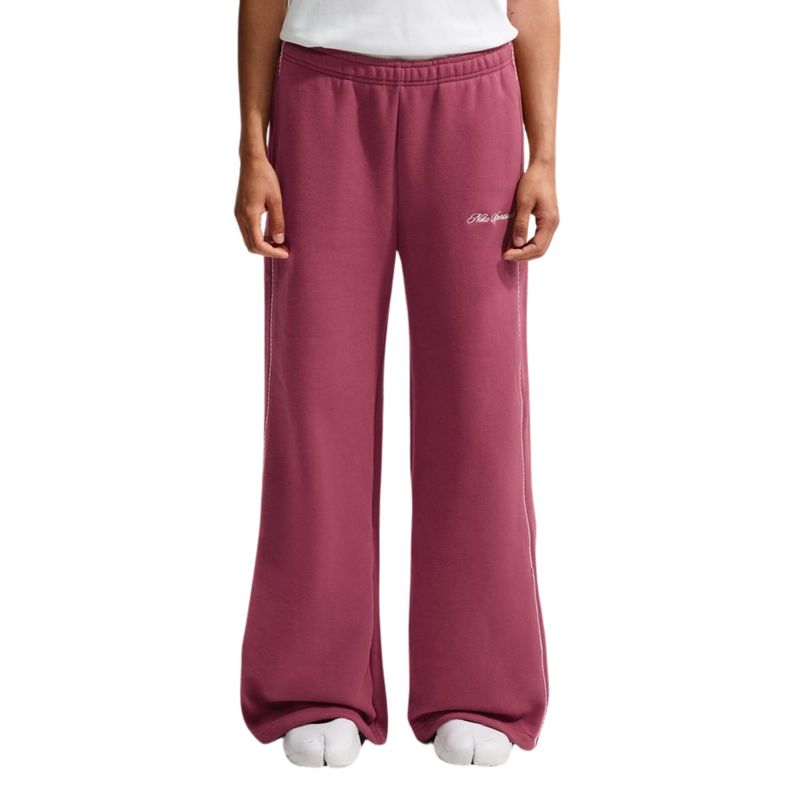 Ženska trenerka donji deo Nike W nk stdo flc mw mr scallop wl