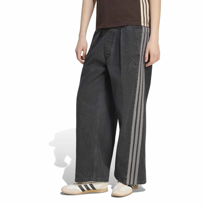 Ženske farmerke adidas St dnm wsh pt black