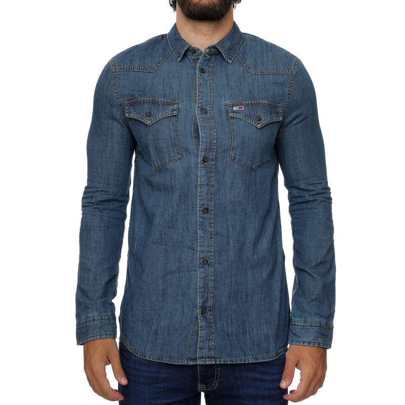 Muška košulja TOMMY HILFIGER TJM WESTERN DENIM SH