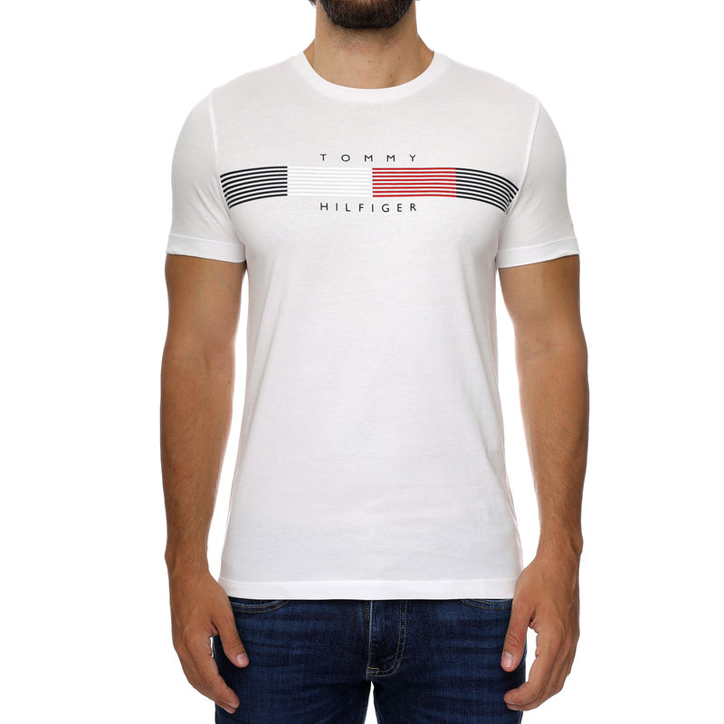 Muška majica TOMMY HILFIGER CHEST CORP STRIPE GR