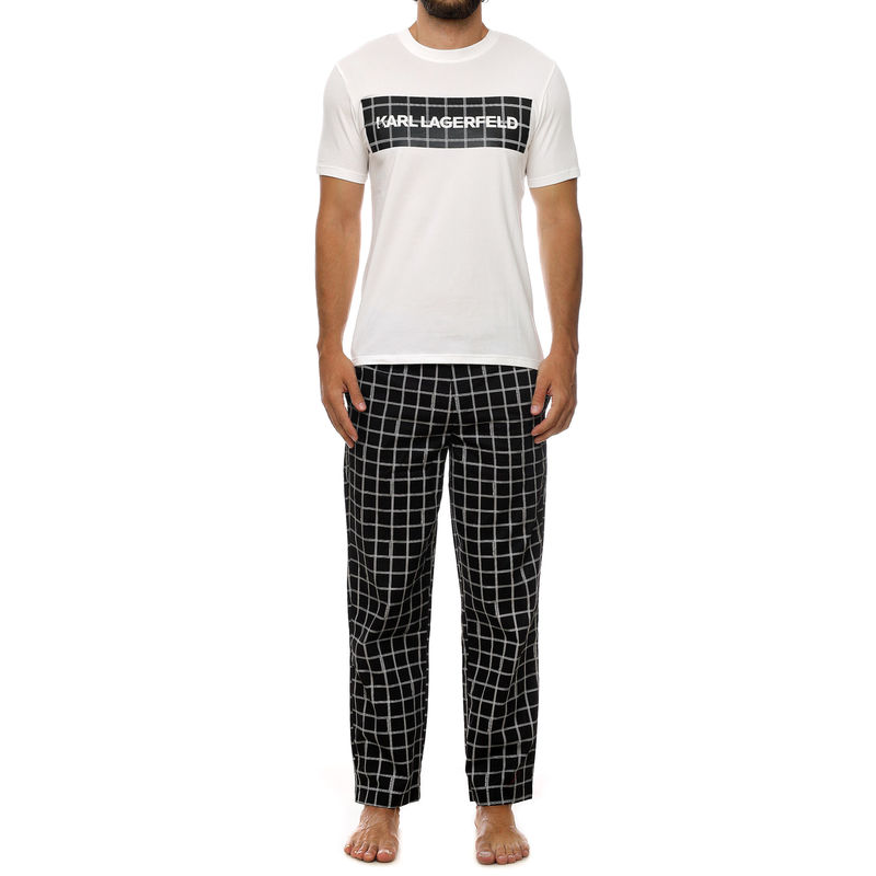 Muška pidžama Karl Lagerfeld PRINTED PJ T-SHIRT SET