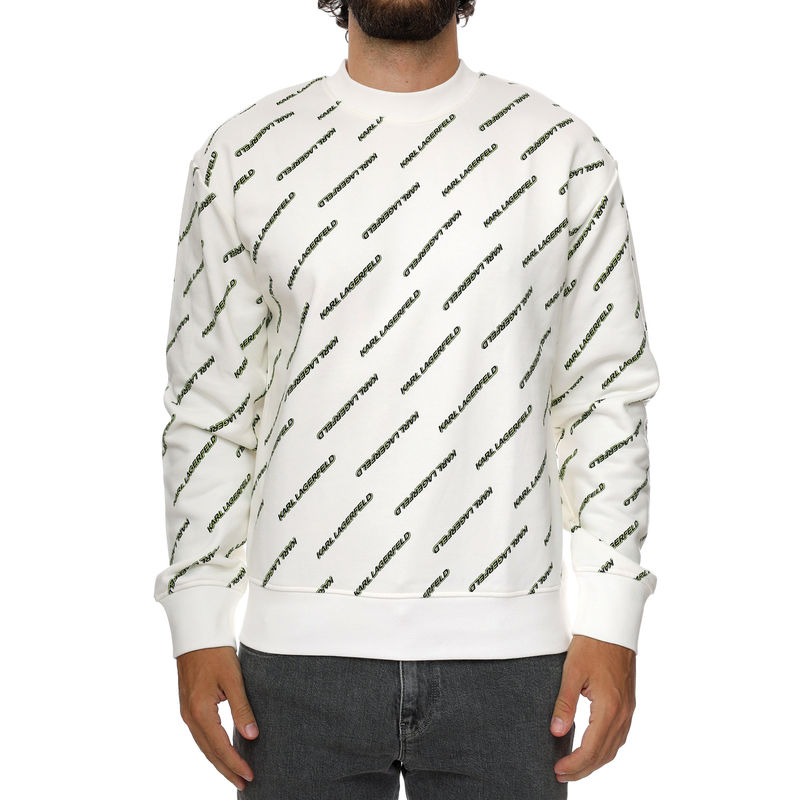 Muški duks Karl Lagerfeld AOP FUTURE LOGO SWEATSHIRT