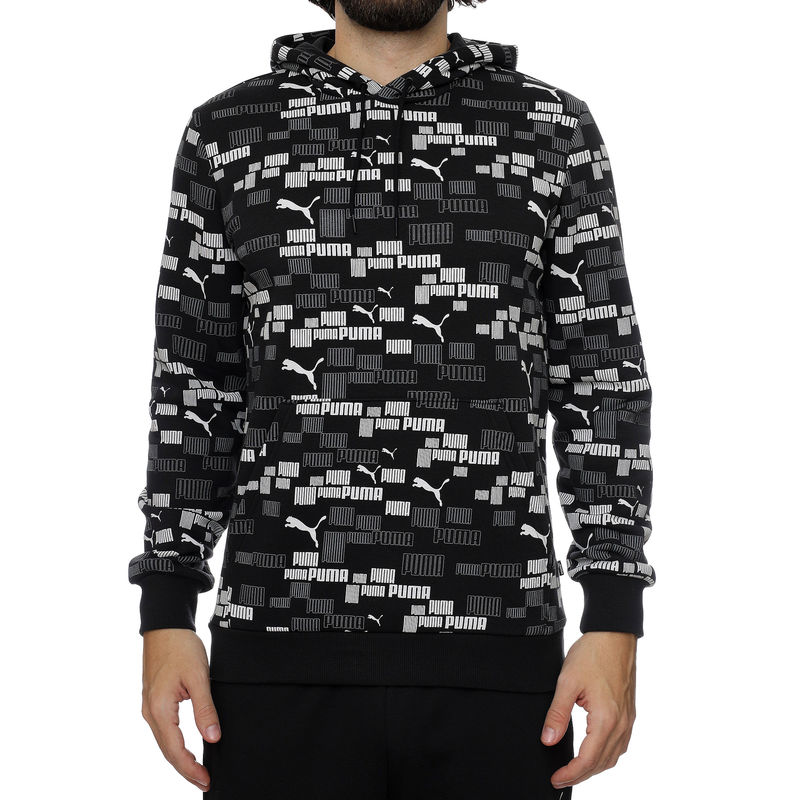Muški duks Puma Ess+ Logo Lab Aop Hoodie Fl