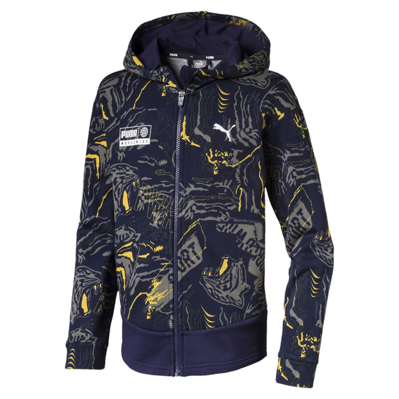 Dečiji duks Puma Alpha AOP Sweat Jacket