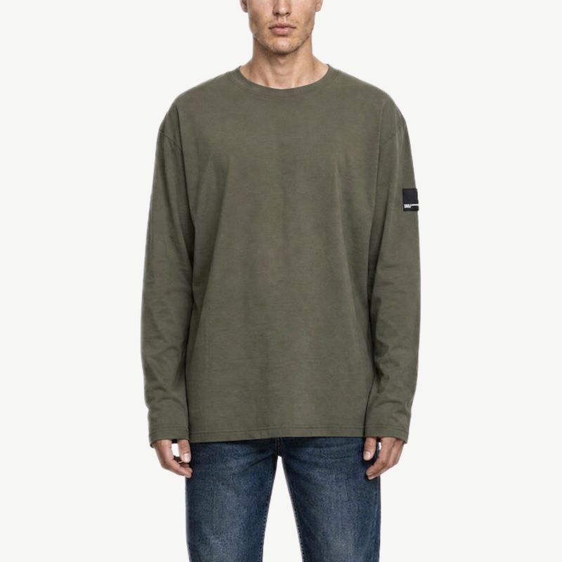 Muški duks Karl Lagerfeld reg rubber patch ls tee