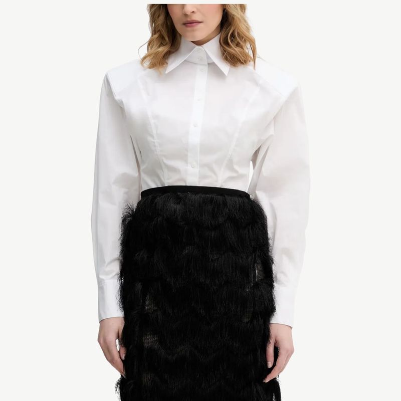Ženska košulja Karl Lagerfeld studio poplin stretch blouse
