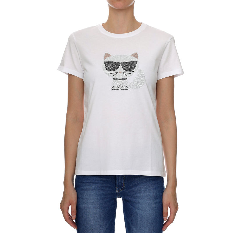 Ženska majica Karl Lagerfeld IKONIK CHOUPETTE RS T-SHIRT