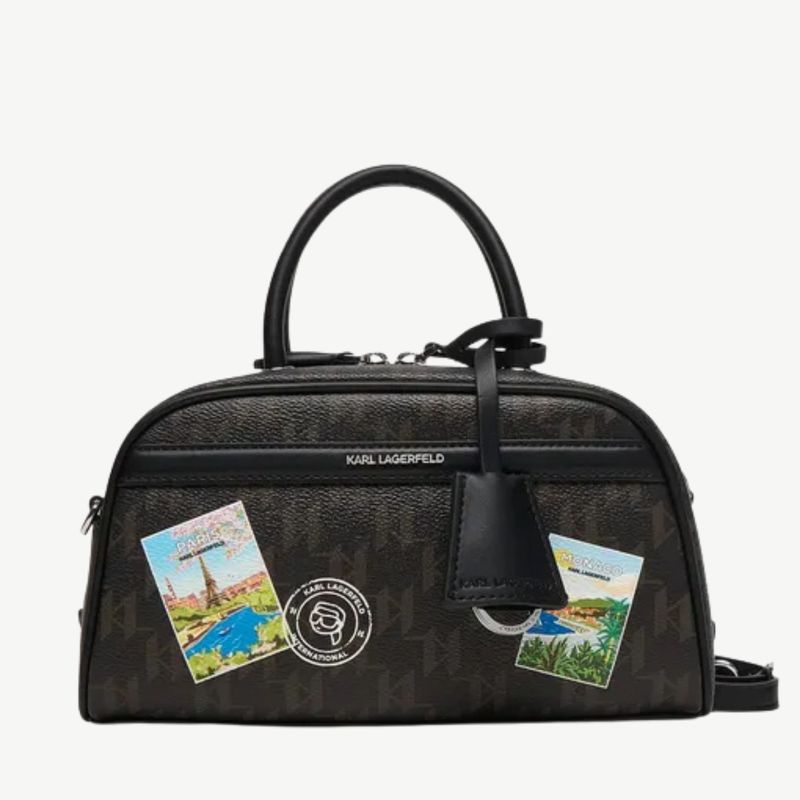 Ženska torba Karl Lagerfeld ikon monogram cc sm bowling