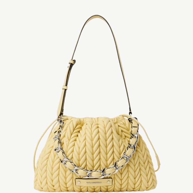 Ženska torba Karl Lagerfeld k/weave md drawstr shb chain
