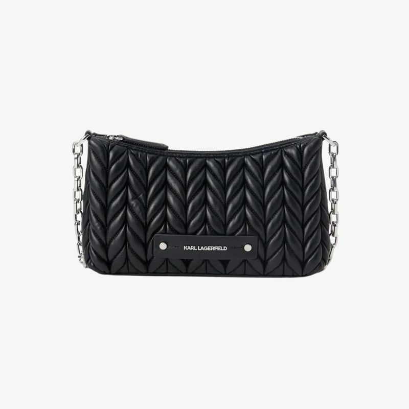 Ženska torba Karl Lagerfeld k/weave sm zip crossbody