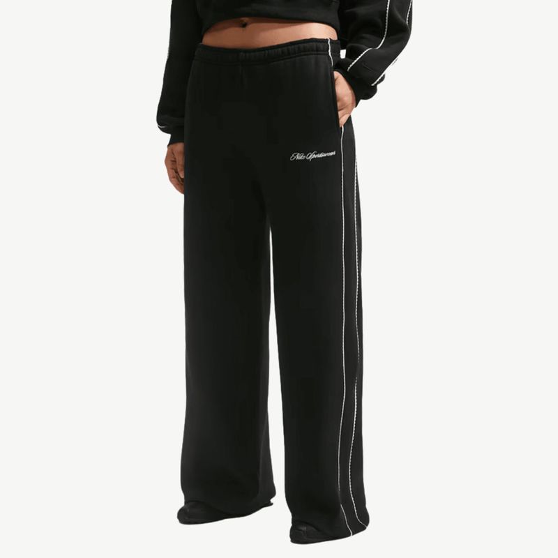 Ženska trenerka donji deo W Nike stdo flc mw mr scallop wl