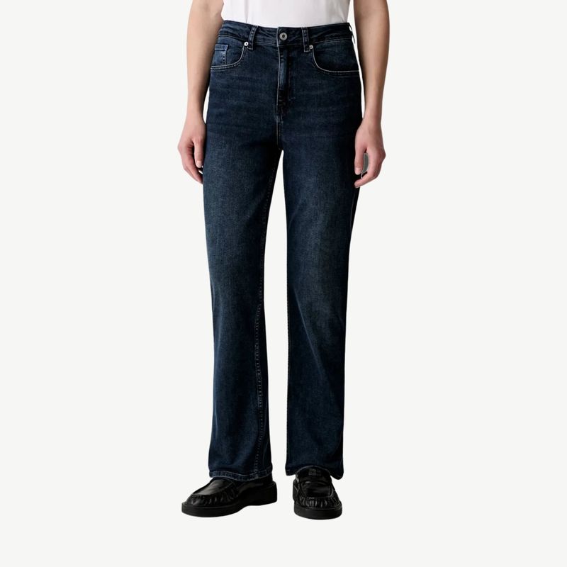 Ženske farmerke Karl Lagerfeld hr straight denim w/split