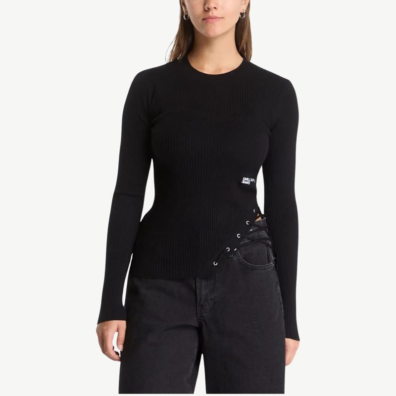 Ženski duks Karl Lagerfeld ls knitted sweater