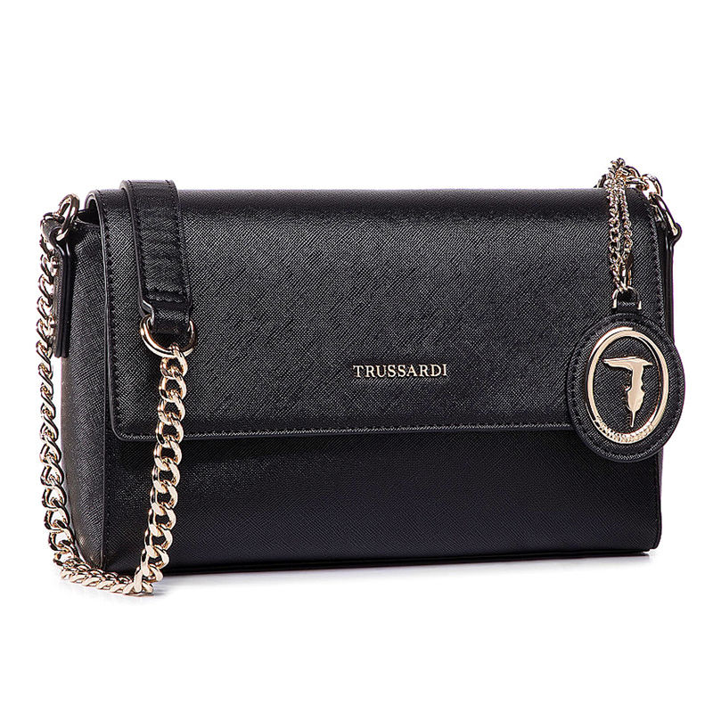 Ženska torba Trussardi MOSCA SHOULDER SM SAFFIANO