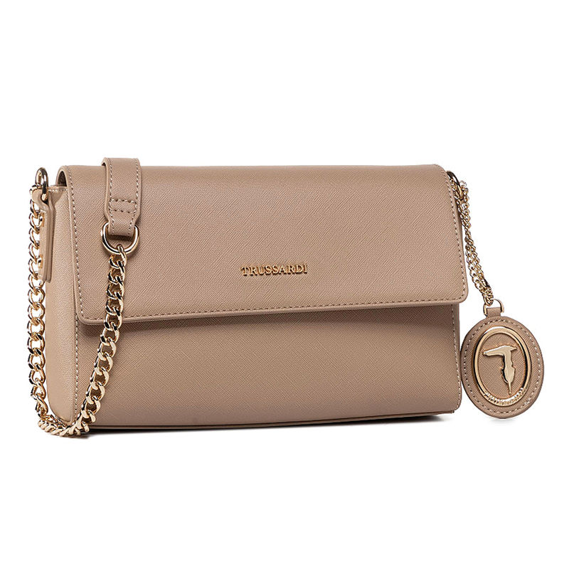 Ženska torba Trussardi MOSCA SHOULDER SM SAFFIANO