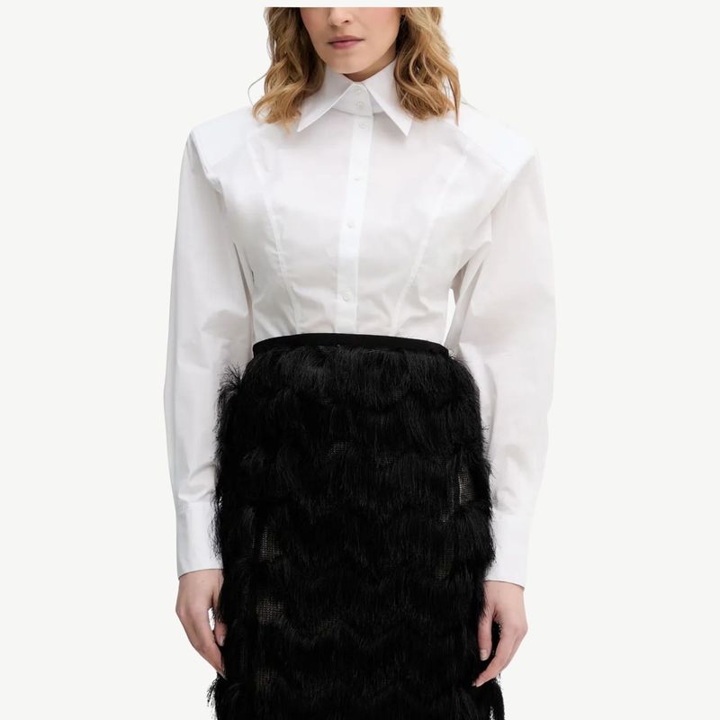 Ženska košulja Karl Lagerfeld studio poplin stretch blouse