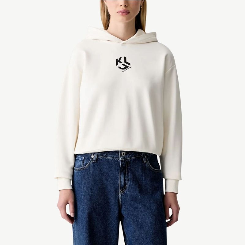 Ženski duks Karl Lagerfeld reg monogram hoodie