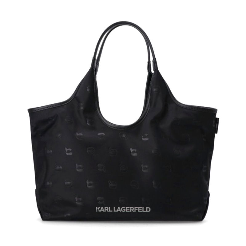 Ženska torba Karl Lagerfeld Ikon nylon aop soft md tote