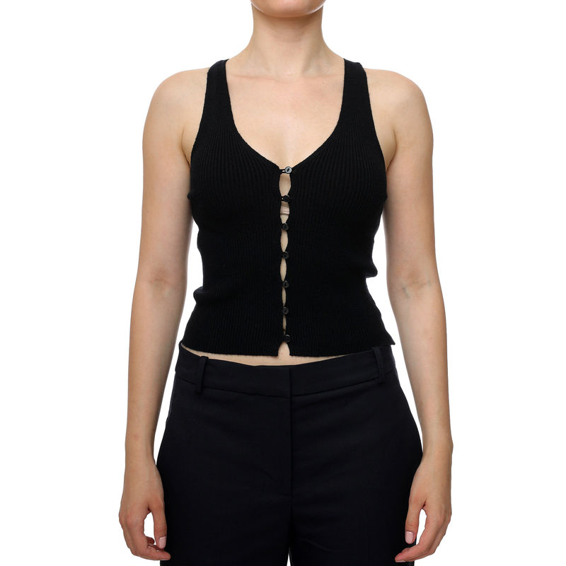 Ženska majica Vero Moda Gold Rib V-Neck top