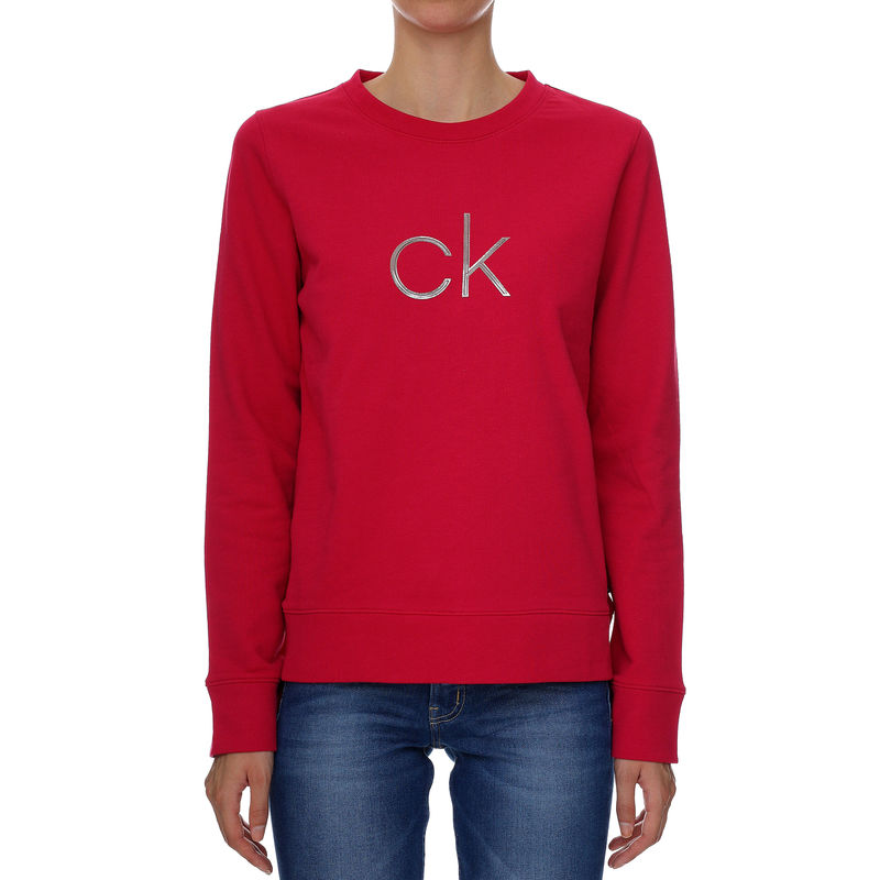 Ženski duks CALVIN KLEIN EMBOSSED SHINE CK SWEATSHIRT