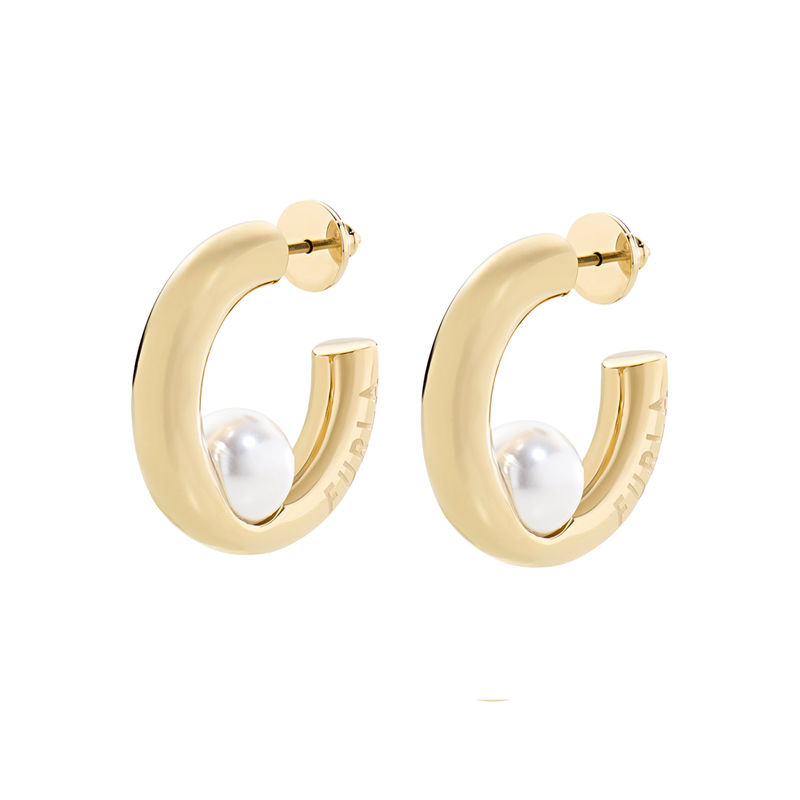 Ženske minđuše Furla Piercing Hoop earrings