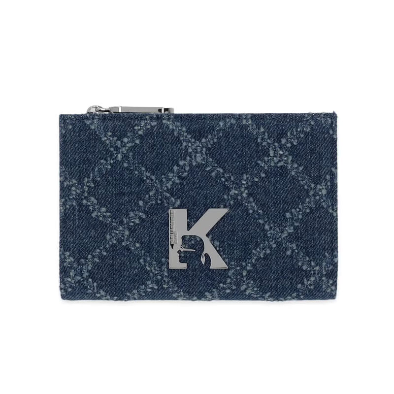 Ženski novčanik Karl Lagerfeld Jeans geo bifold wallet denim