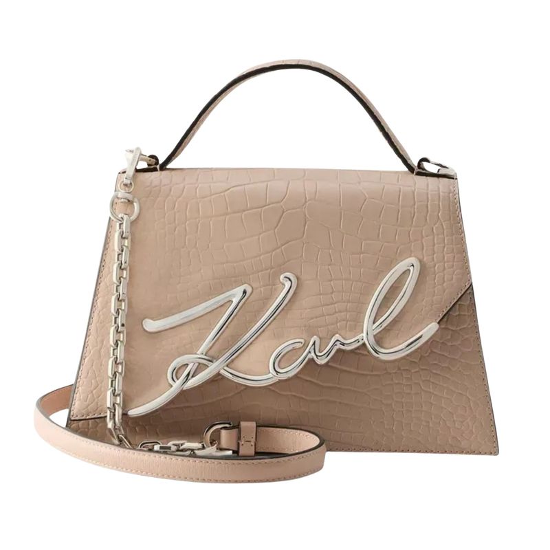 Ženska torba Karl Lagerfeld k/signature 2.0 md cb croc new