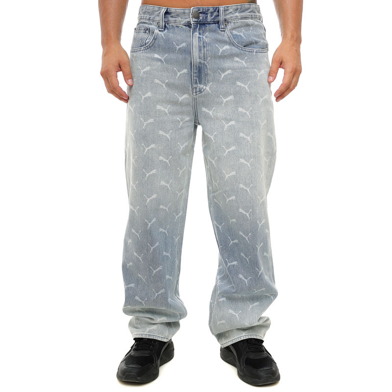 Muška trenerka donji deo Puma X a$ap rocky laser monogram denim