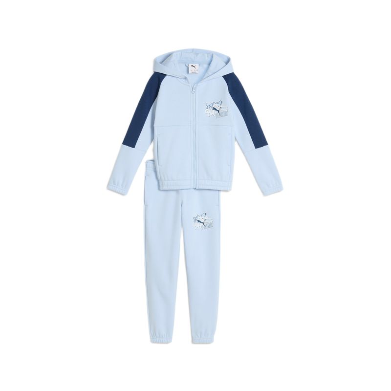 Dečija trenerka Puma Scribble hooded full-zip sweat suit fl ps