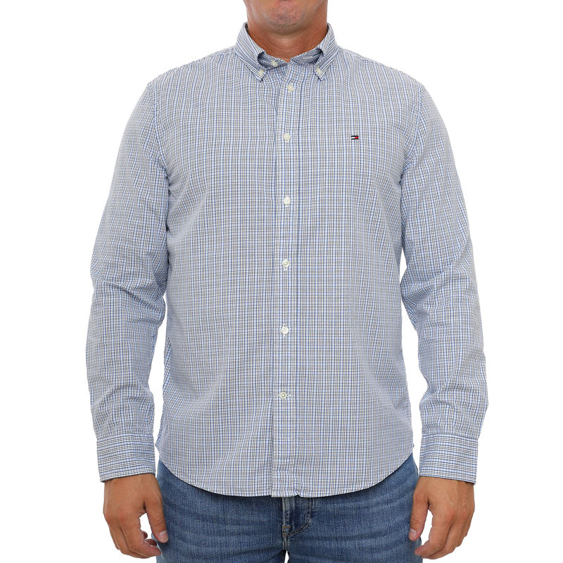 Muška košulja Tommy Hilfiger Flex poplin small tartan shirt