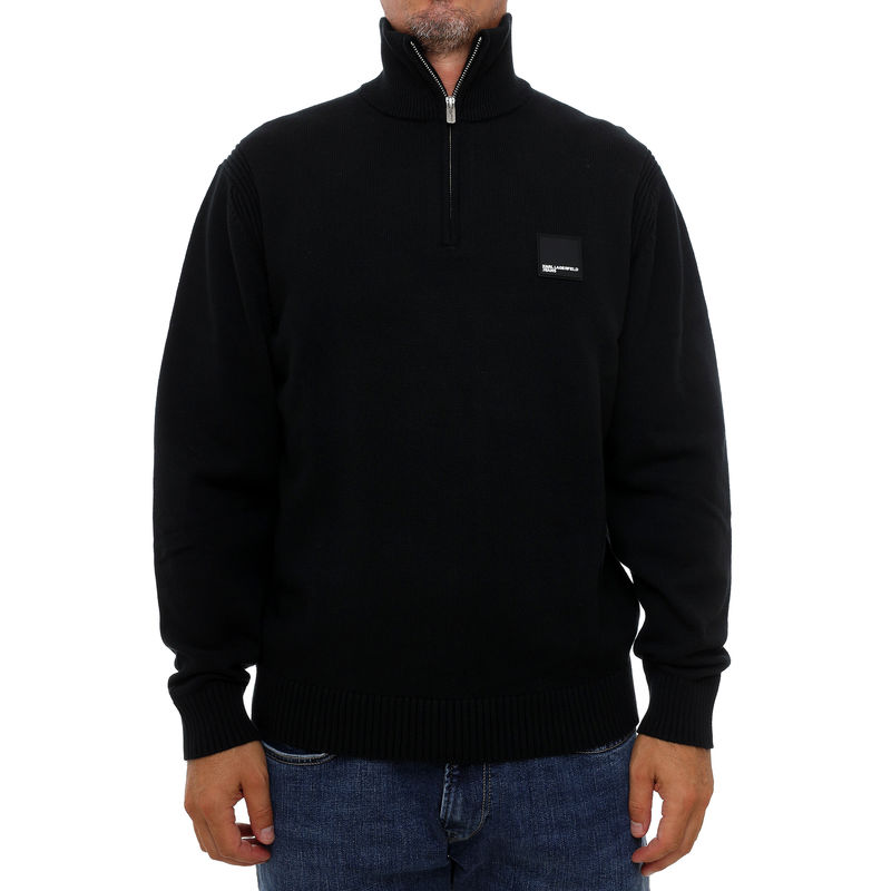 Muški džemper Karl Lagerfeld Jeans reg half-zip knit sweat