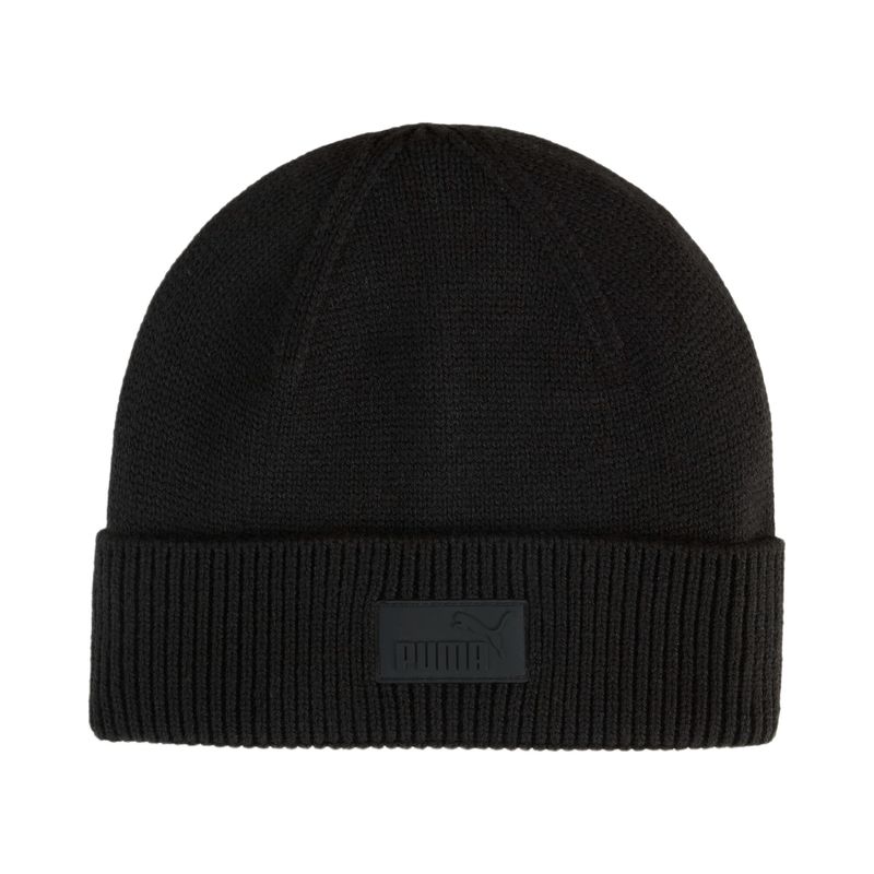 Unisex kapa Puma Ess elevated rubber patch low crown beanie