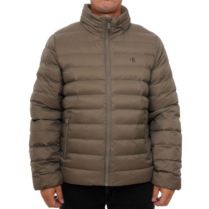 Muška zimska jakna Calvin Klein Nylon lt wt hooded fz puffer