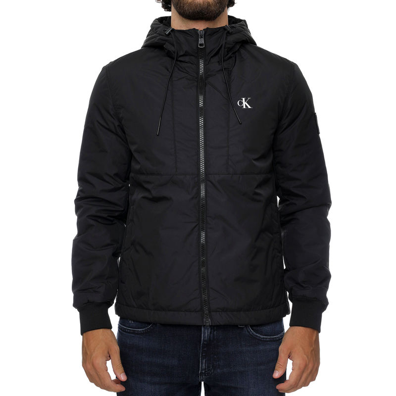 Muška jakna Calvin Klein PADDED HOODED HARRINGTON JACKET