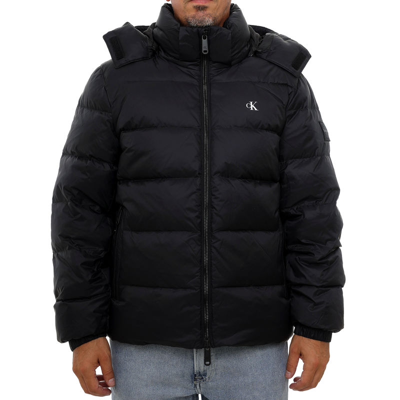 Muška jakna Calvin Klein Ls nylon zip off hood down puffe
