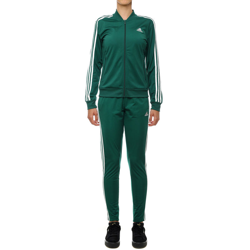 Ženska trenerka adidas W 3S TR TS CGREEN/WHITE