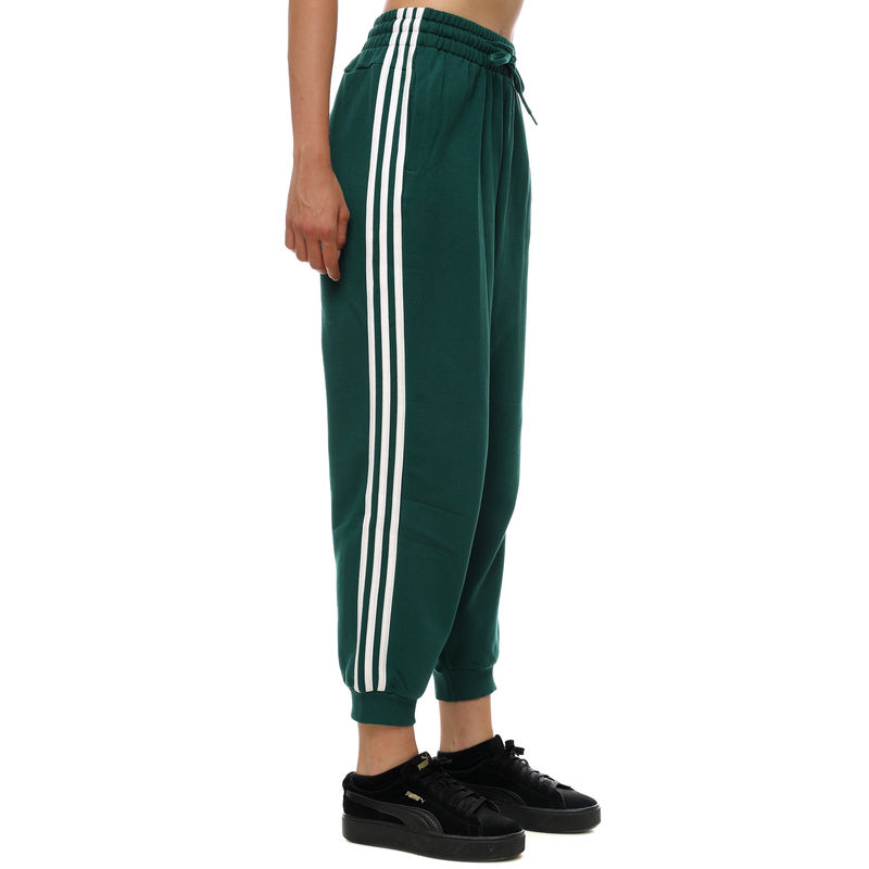 Ženska trenerka donji deo adidas W 3S FT LS PT CGREEN/WHITE