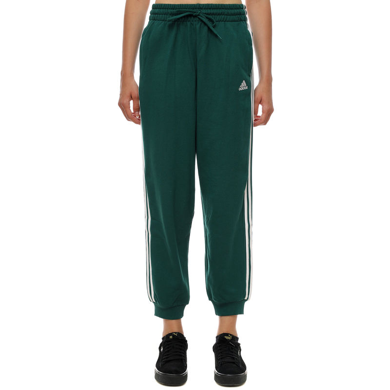 Ženska trenerka donji deo adidas W 3S FT LS PT CGREEN/WHITE