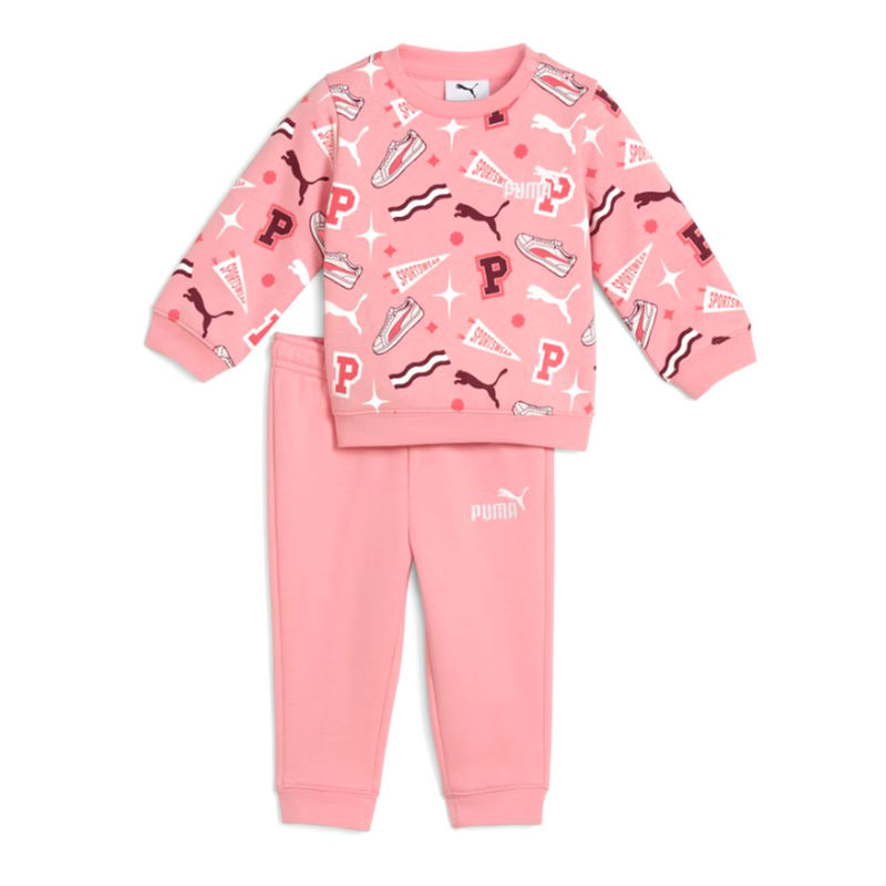 Dečija trenerka Puma Minicats aop crew set fl inf