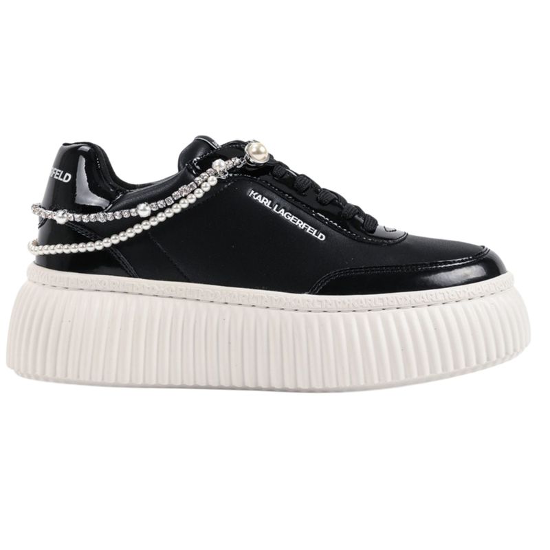 Ženske patike Karl Lagerfeld kreeper anklet pearl lo lace