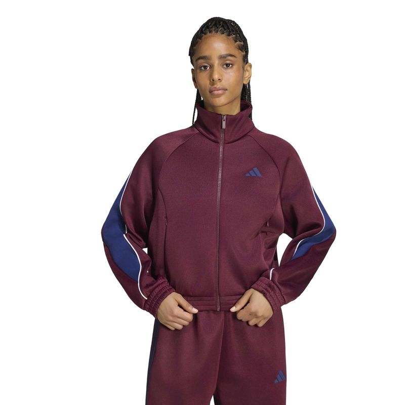 Ženski duks adidas W stadium tt maroon