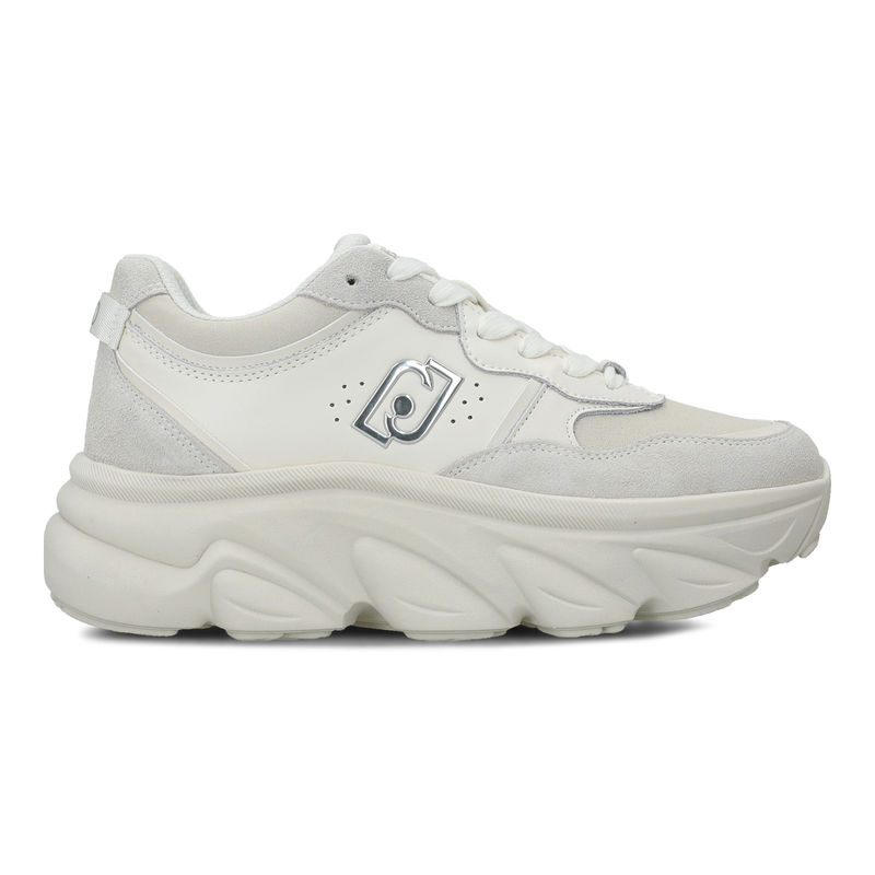 Ženske patike Liu Jo Steffy 01 sneaker calf leather/cow sue milk