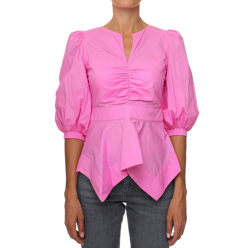 Ženska košulja Karl Lagerfeld POPLIN TOP W/PEPLUM
