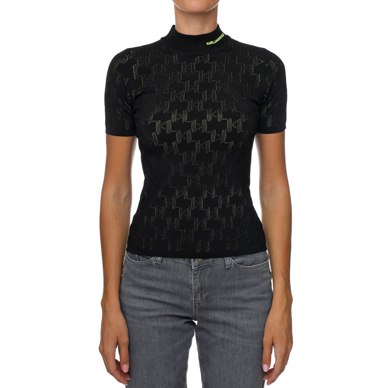 Ženska rolka Karl Lagerfeld BOUCLE TWINSET TOP