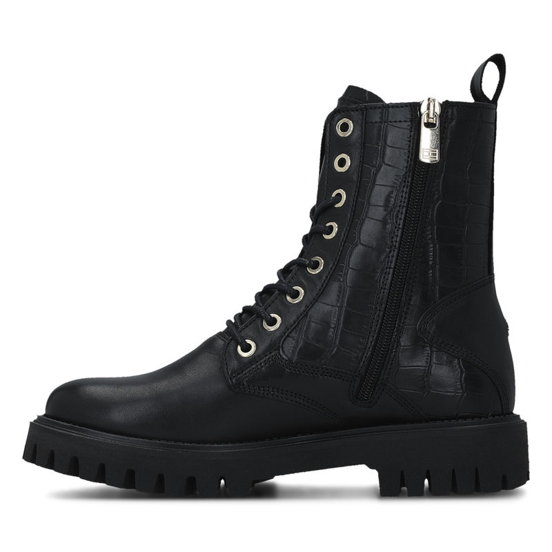 tommy hilfiger croco boots