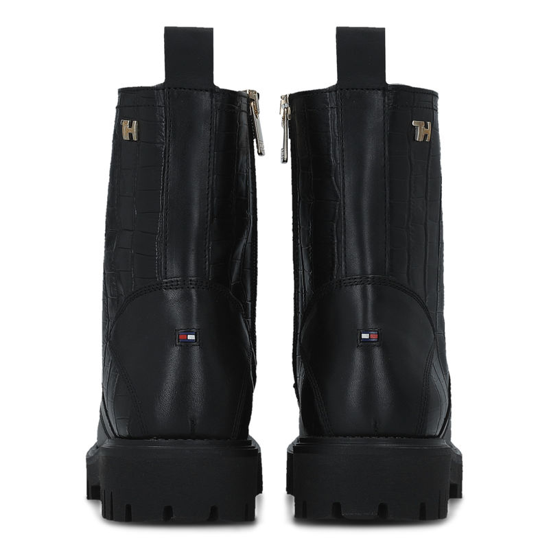 tommy hilfiger croco boots