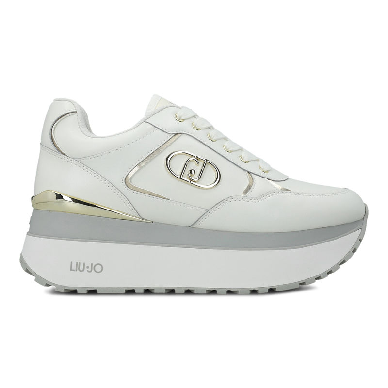 Ženske patike Liu Jo Maxi wonder plus 01 sneaker calf milk