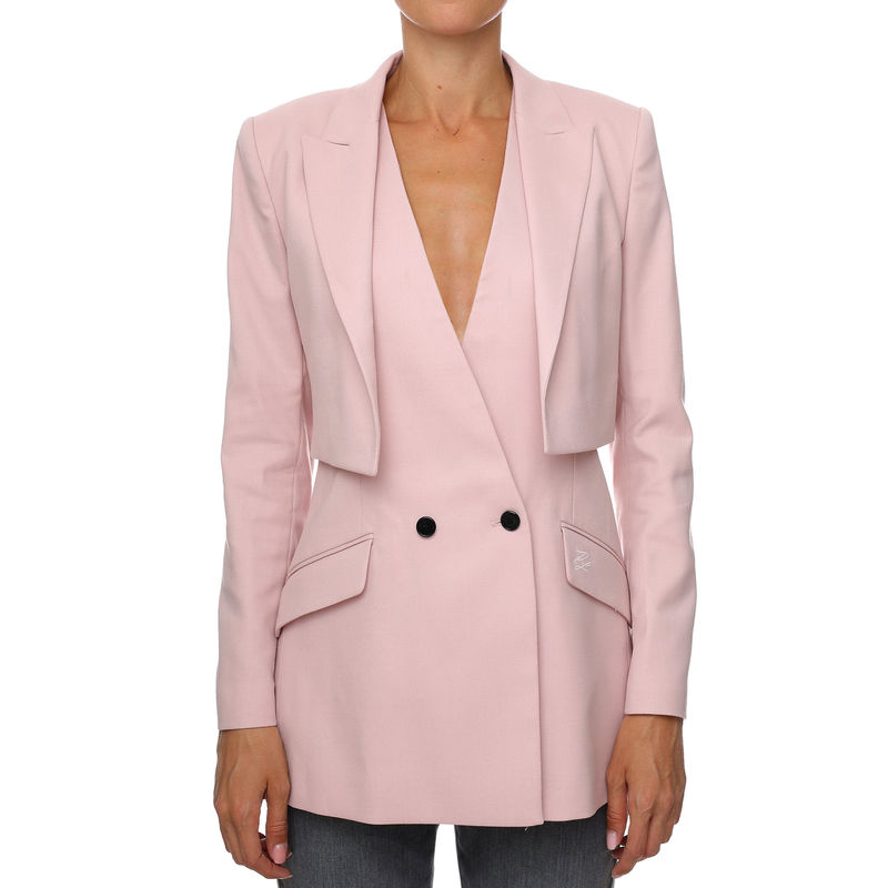 Ženski sako Karl Lagerfeld TRANSFORMER TWIST BLAZER