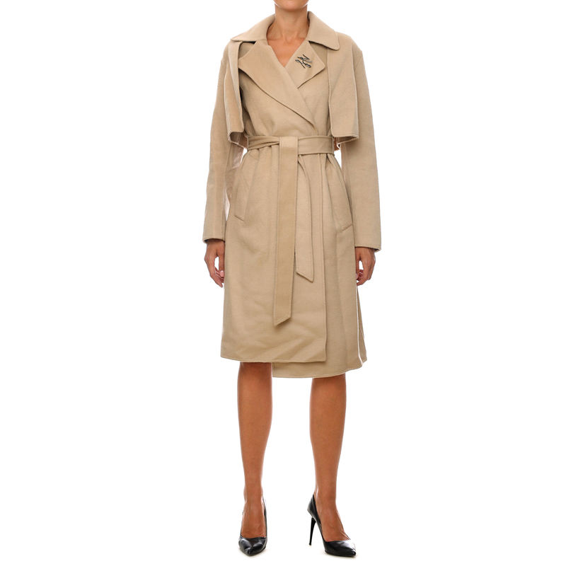 Ženski kaput Karl Lagerfeld double faced transformer coat