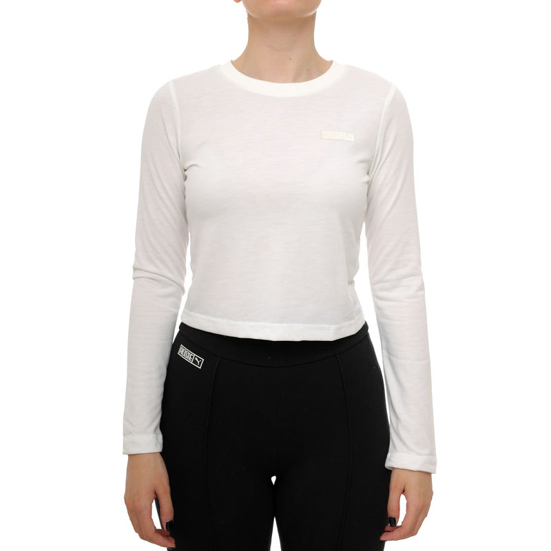 Ženska majica Puma X rosé slim longsleeve tee